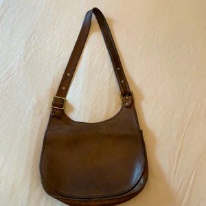 Vintage Leather Coach Bag